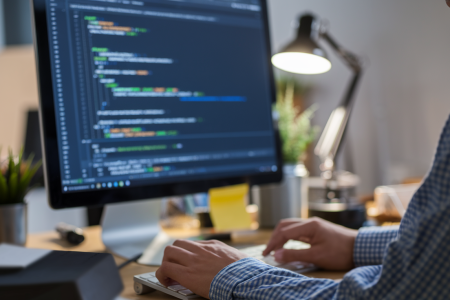 developpeur-bureau-clavier-code-ordinateur